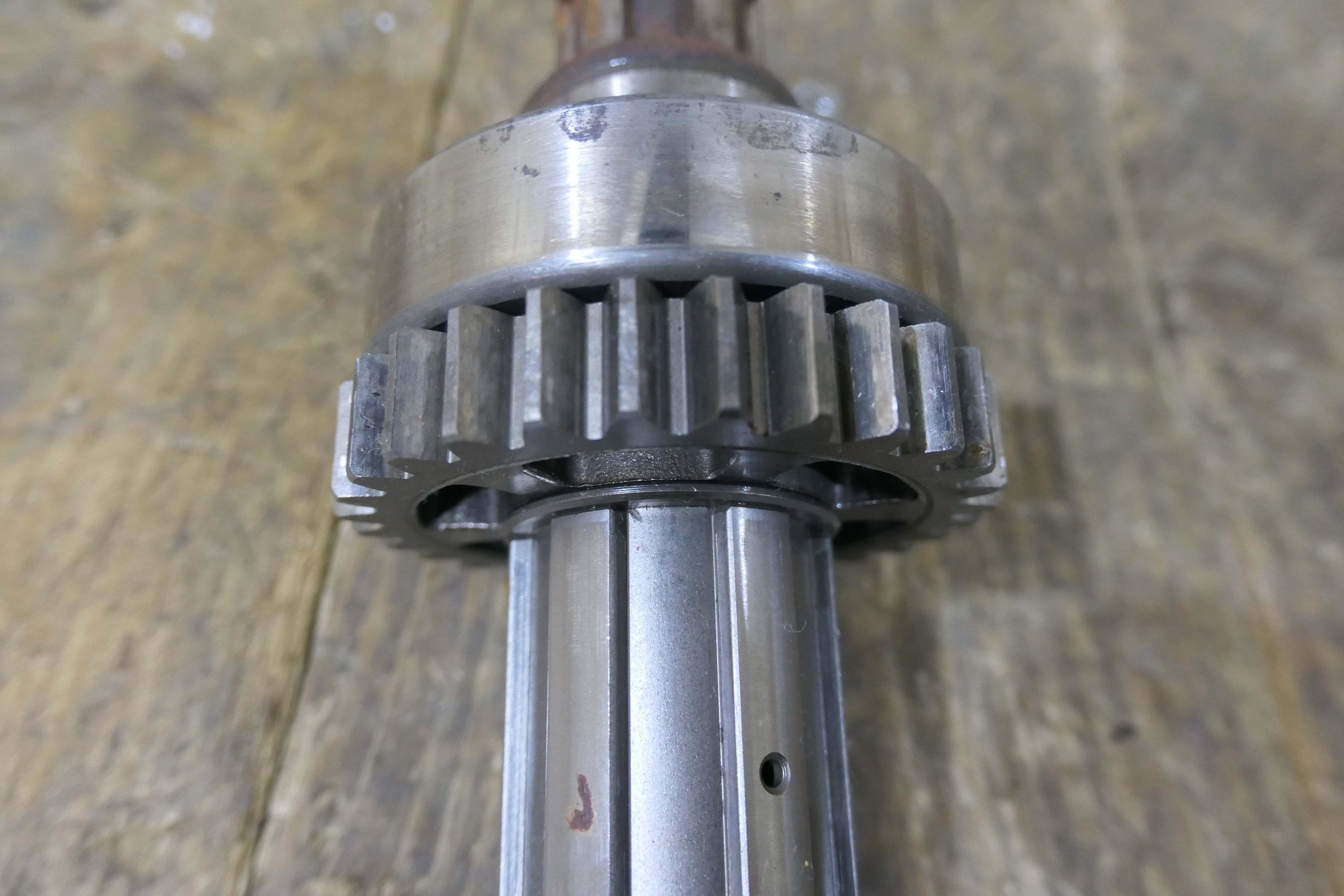 Honda CBX550F ,Counter Shaft Assy, Used Part in Good Condition Part Number 23220-MA7-000