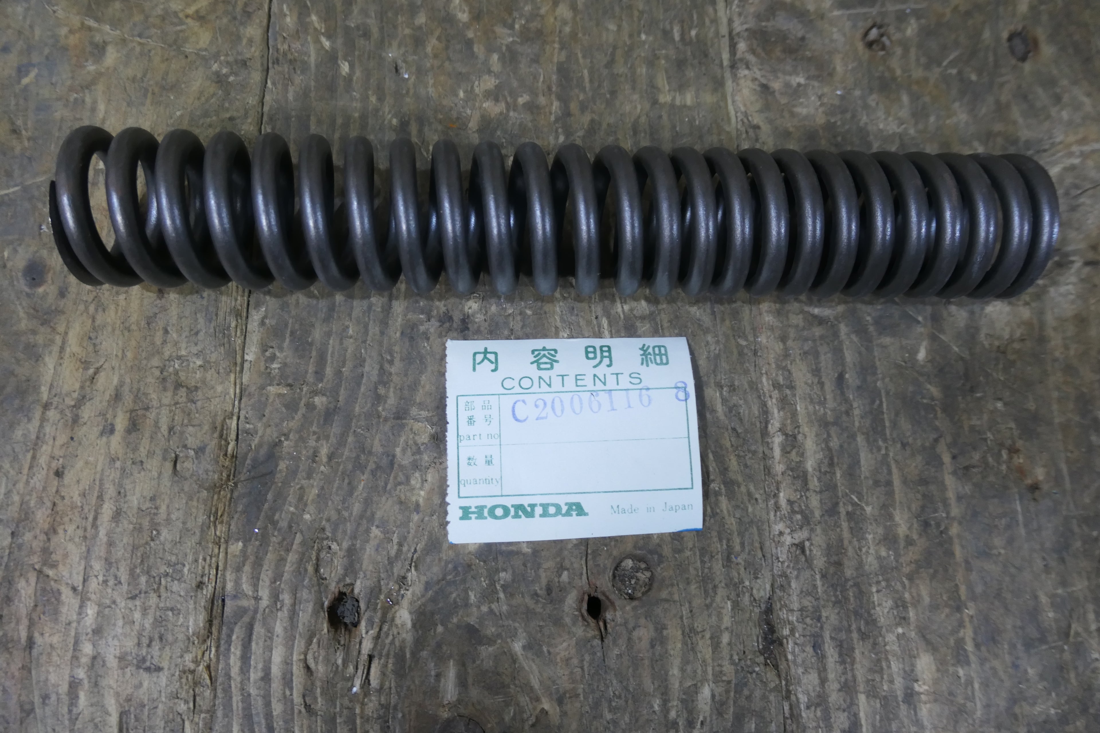 Honda C200 CA200 ,Rear Shock Springs, Genuine NOS Honda Part Number 52401-030-000