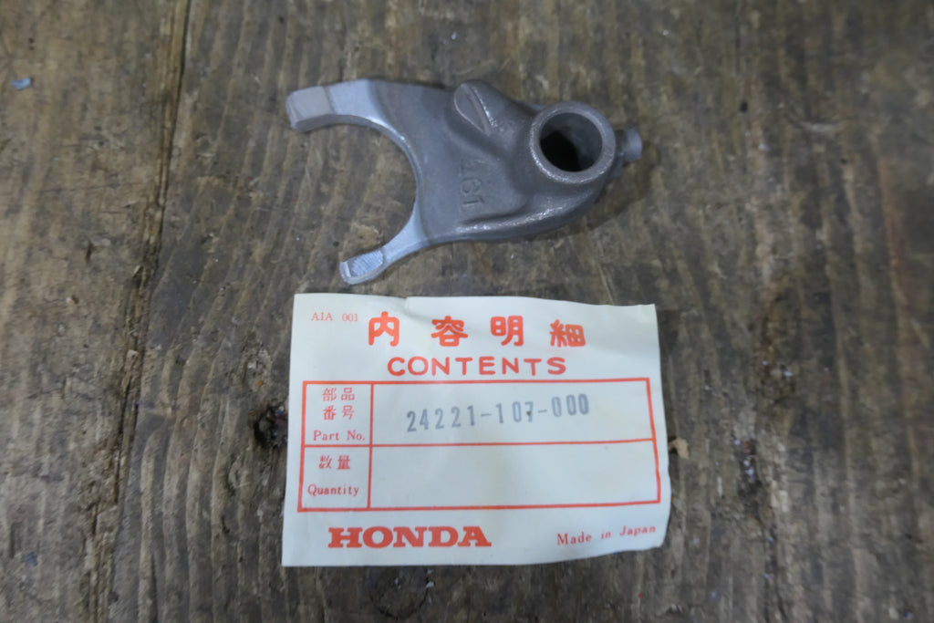 Honda CB100 K K1 K2 Gear Selector Fork Genuine NOS Honda Part Number 24221-107-000
