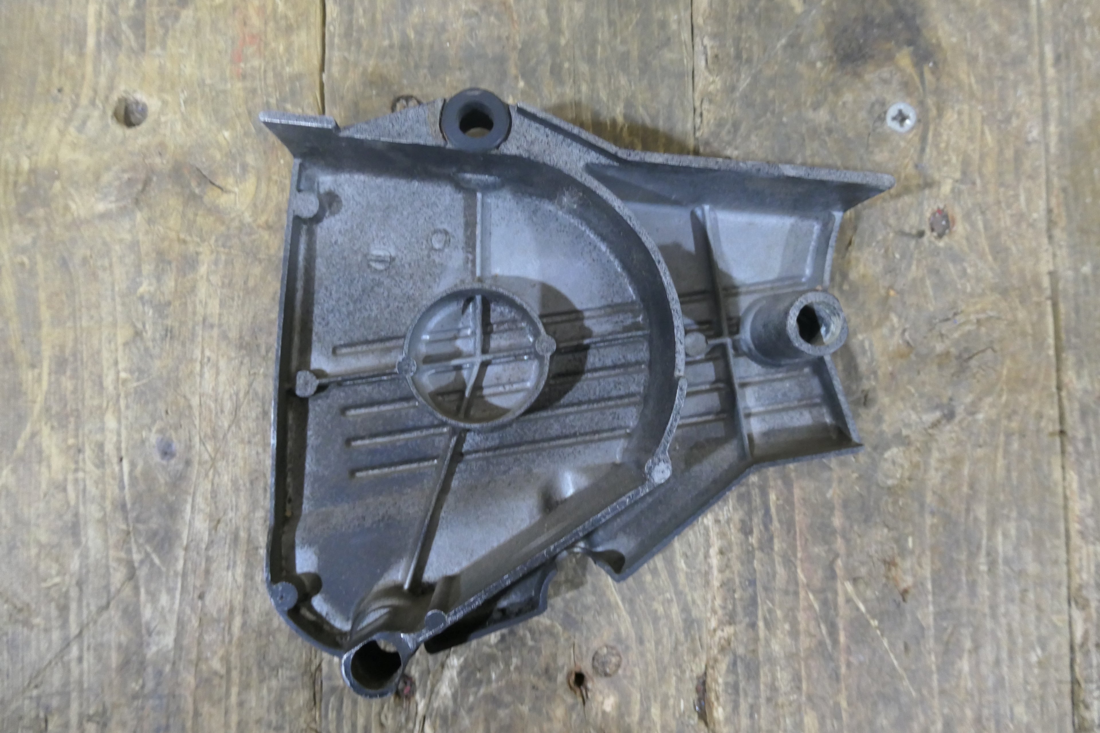 Honda CBX550F ,Starter Motor Cover, Used Part in Good Condition Part Number 11361-MA6-000