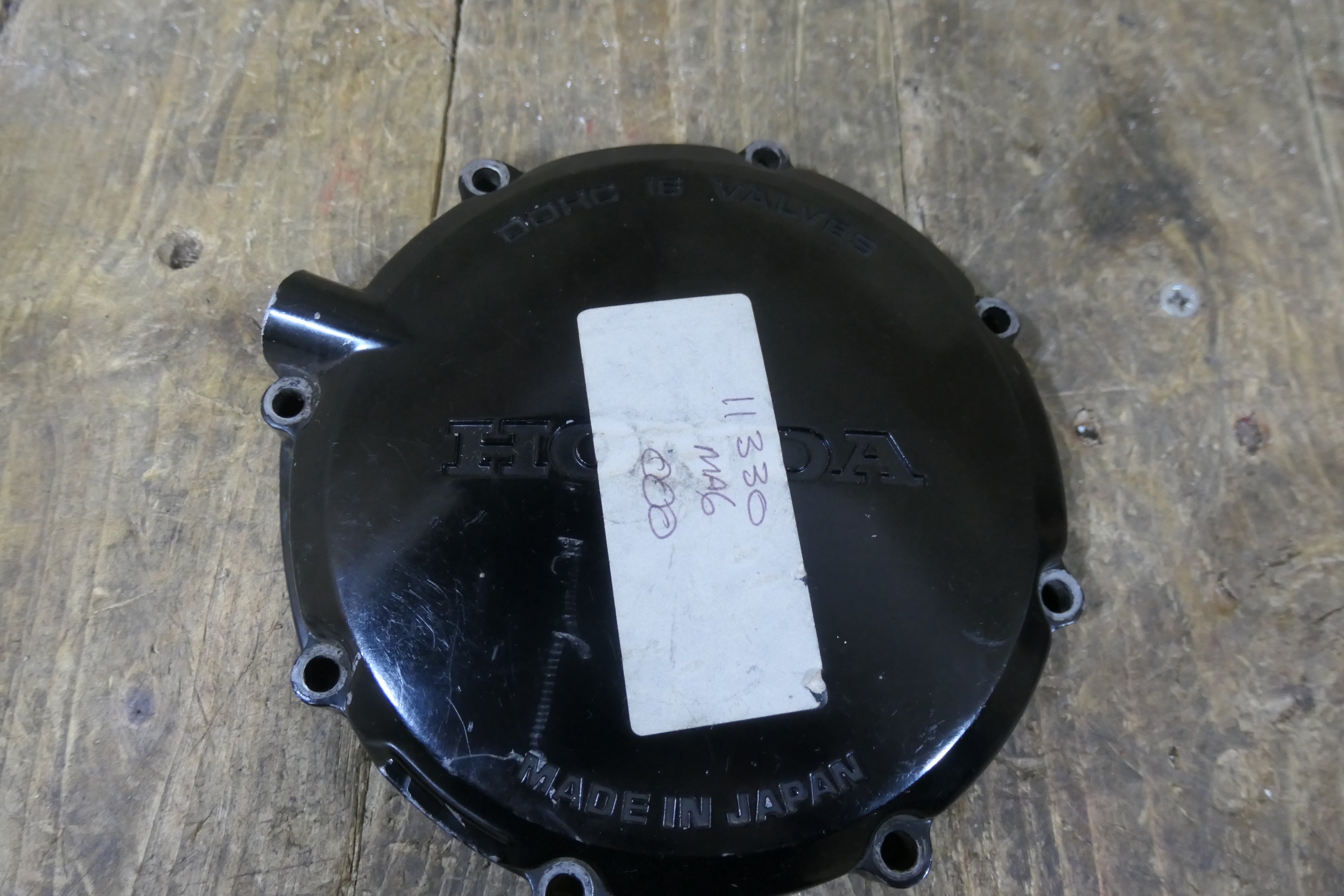 Honda CBX400F-550F ,Engine Clutch Cover, Used Part, 11330-MA6-000