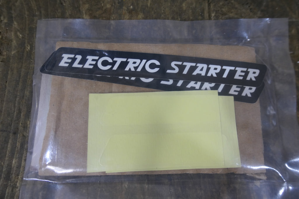 Honda NX 50M Express ,Electric Start Sticker, Honda Part Number 87512-187-600