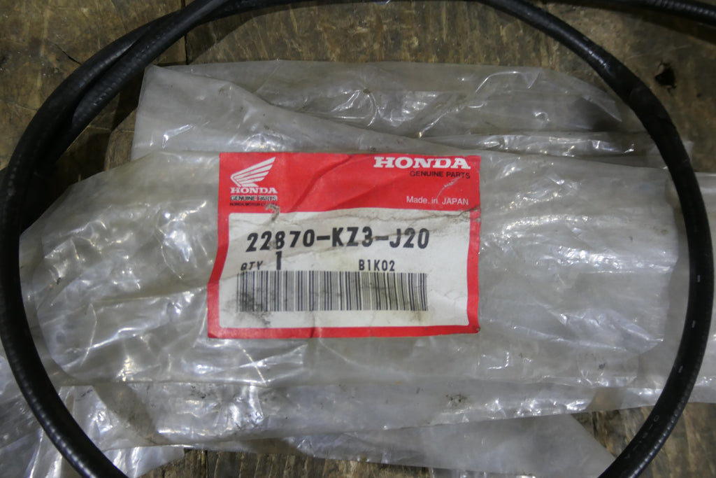 Honda CR250 ,Elsinore Clutch Cable, Genuine NOS Honda Part Number 22870-KZ3-J20