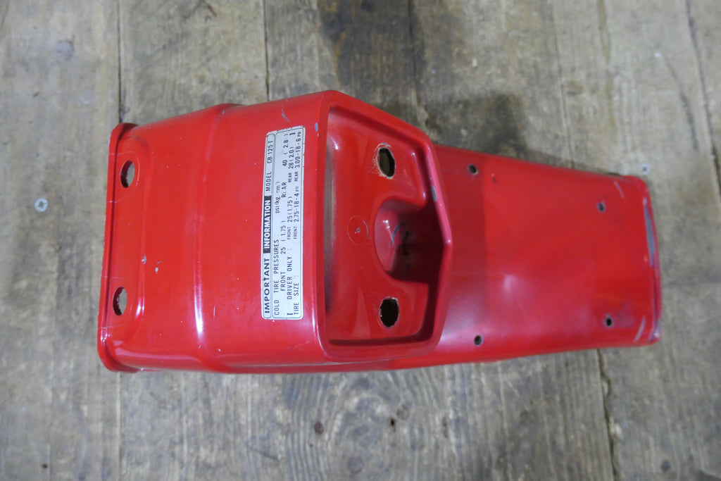 Honda CB125T ,Rear Mudguard ,Used in good condition Part Number 80100-399-000ZB.