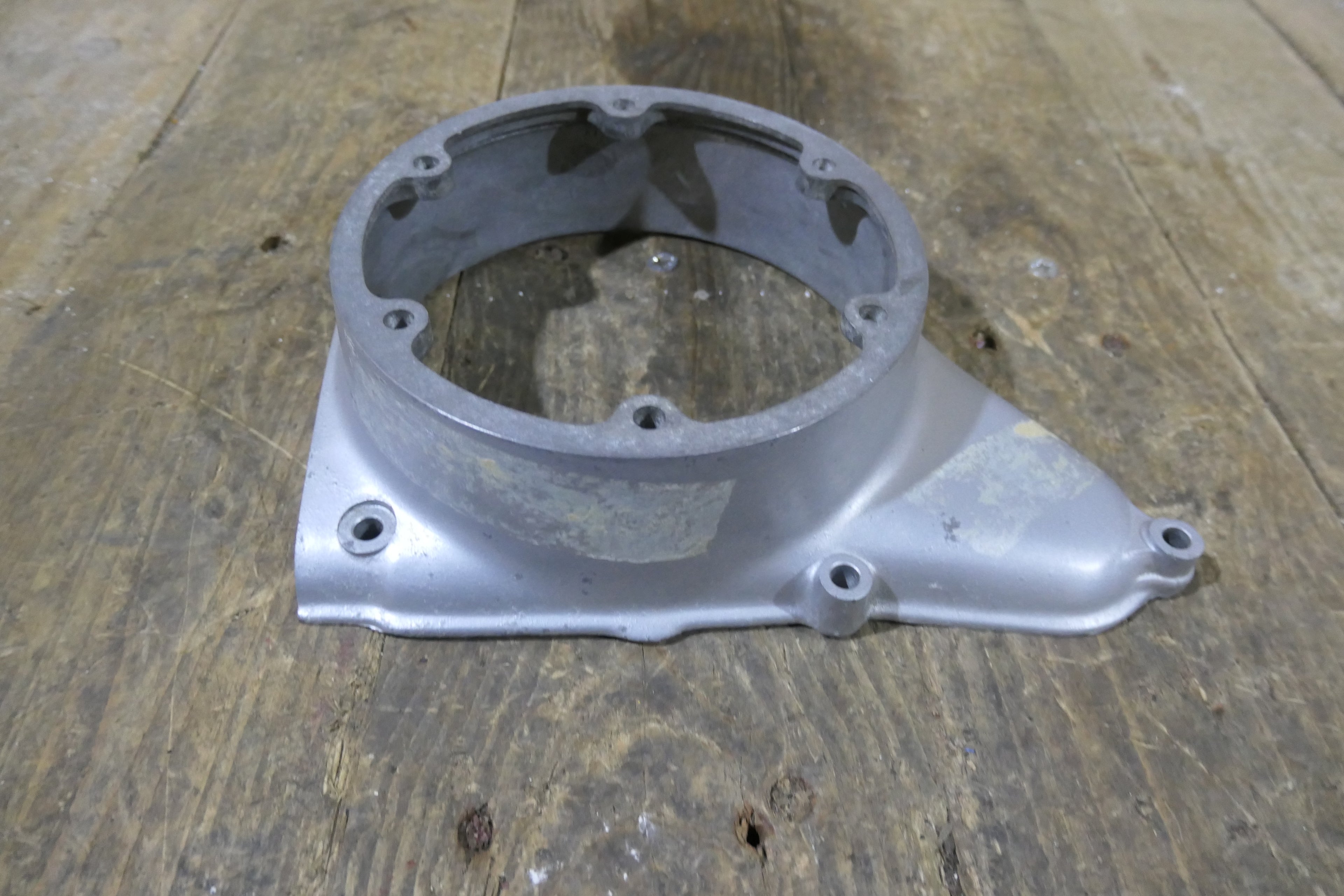 Honda CB175,Left Side Crankcase Cover, Used Part Honda Part Number 11340-302-020