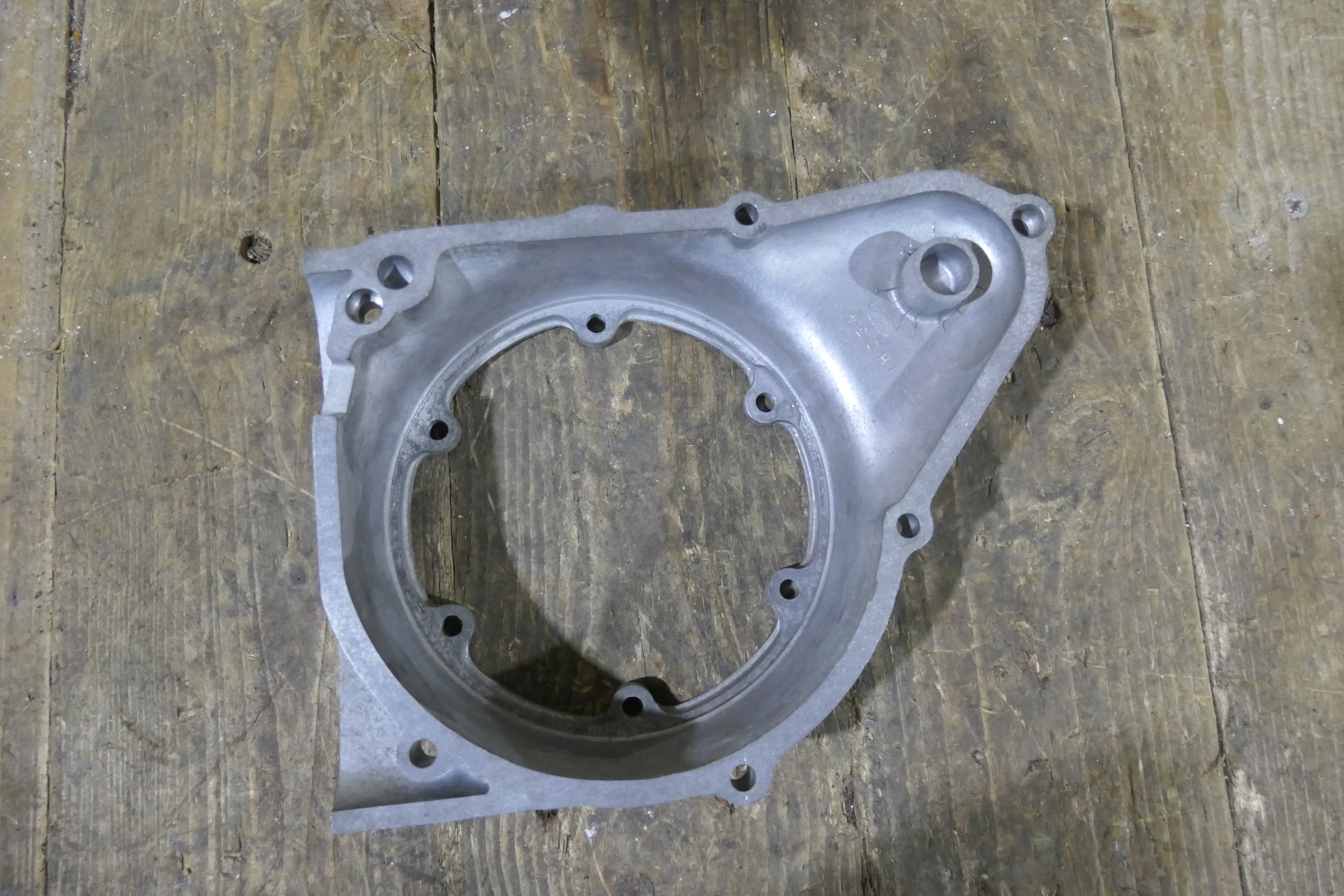 Honda CB175,Left Side Crankcase Cover, Used Part Honda Part Number 11340-302-020