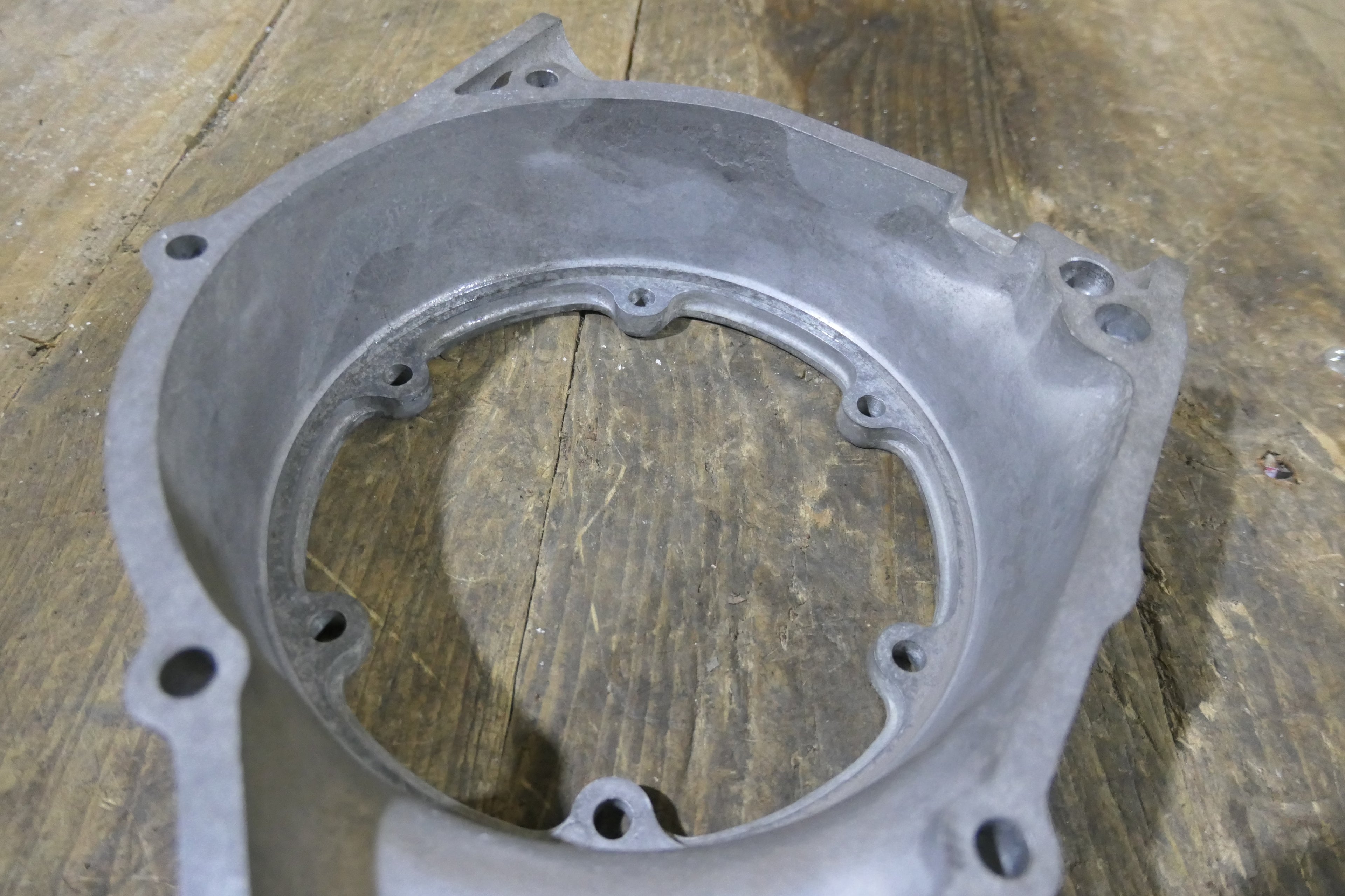 Honda CB175,Left Side Crankcase Cover, Used Part Honda Part Number 11340-302-020