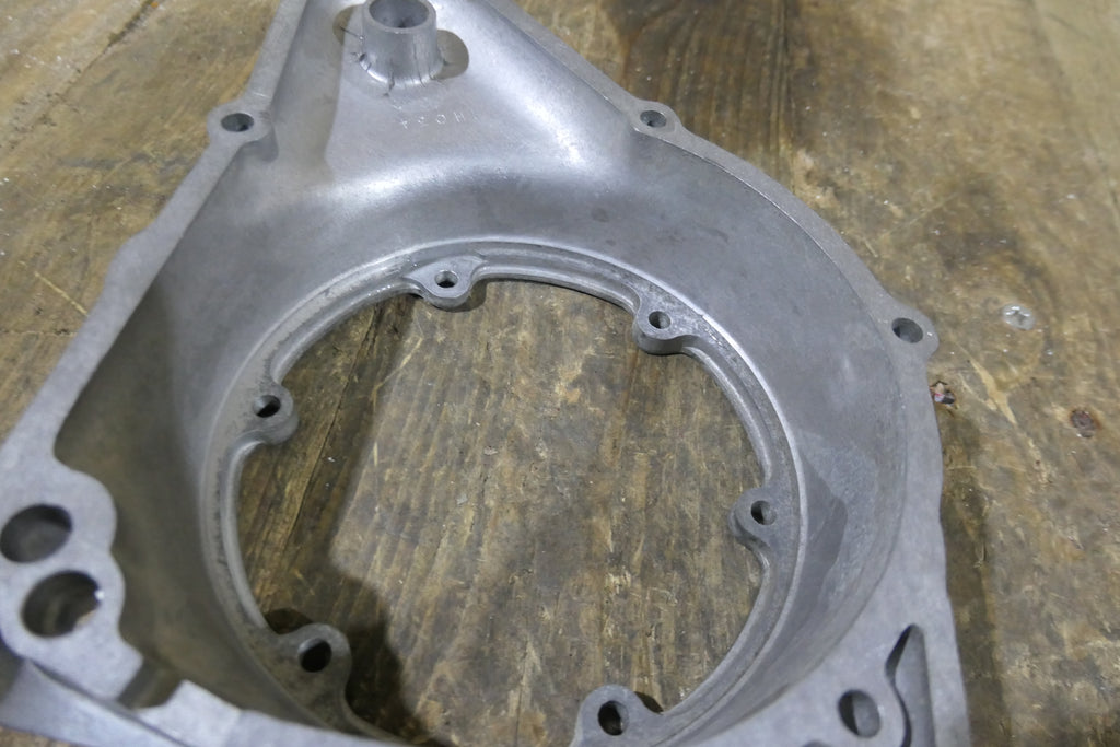 Honda CB175,Left Side Crankcase Cover, Used Part Honda Part Number 11340-302-020