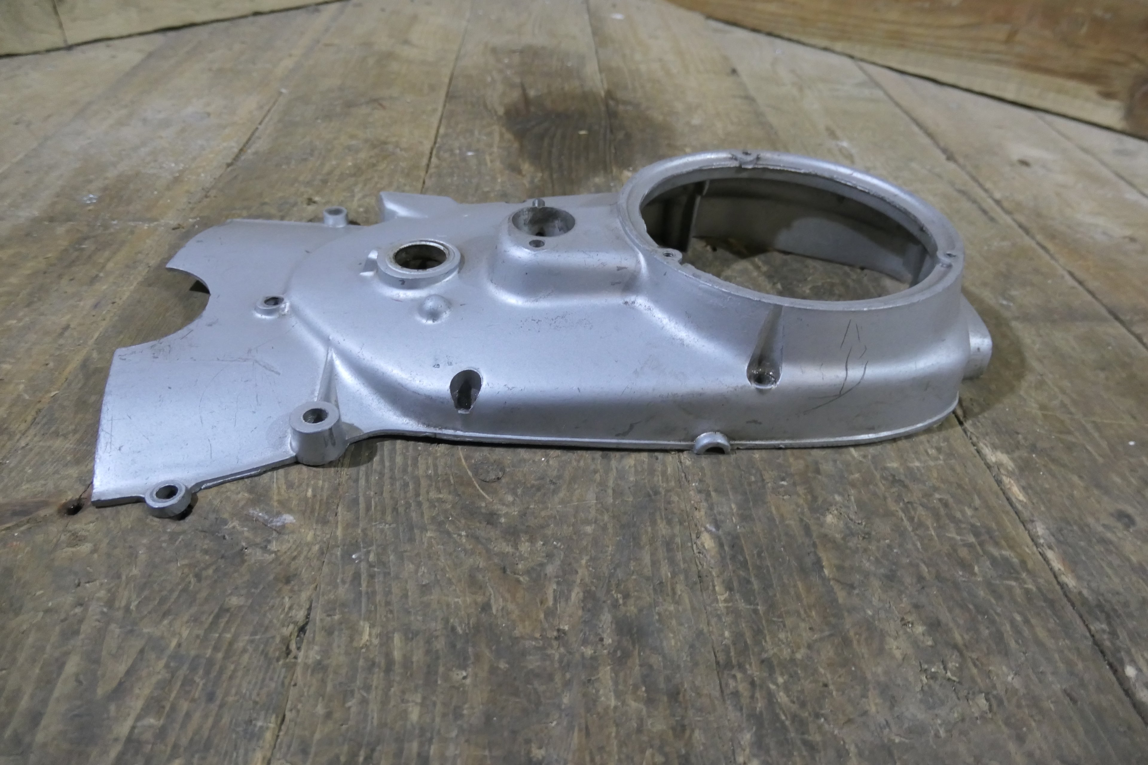 Honda C72 ,Right Side Crankcase Cover, Used Part Honda Part Number 11330-259-010.