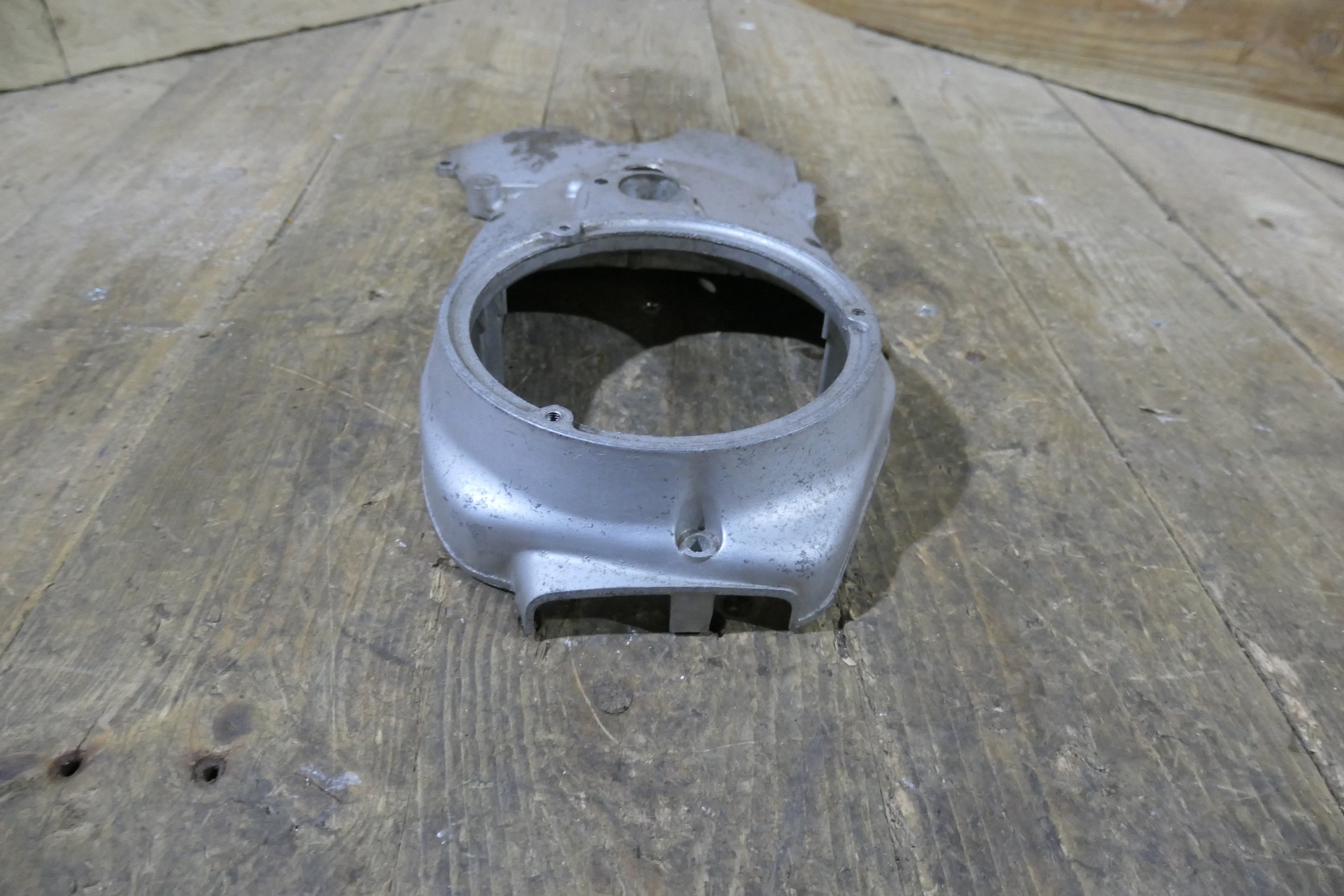Honda C72 ,Right Side Crankcase Cover, Used Part Honda Part Number 11330-259-010.