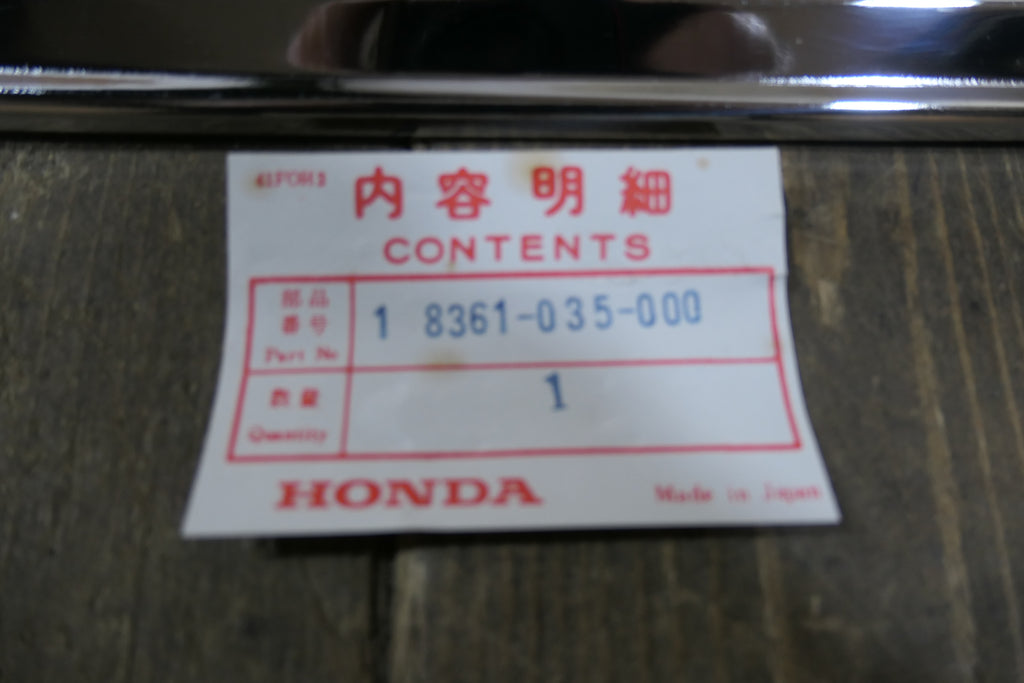 Honda CS50 CS65 S50 S65 ,Exhaust Protector, Genuine NOS Honda Part Number 18361-035-000