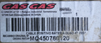 Gas Gas Wild HP 450 2007 ,Positive Cable, Genuine NOS MQ450780120