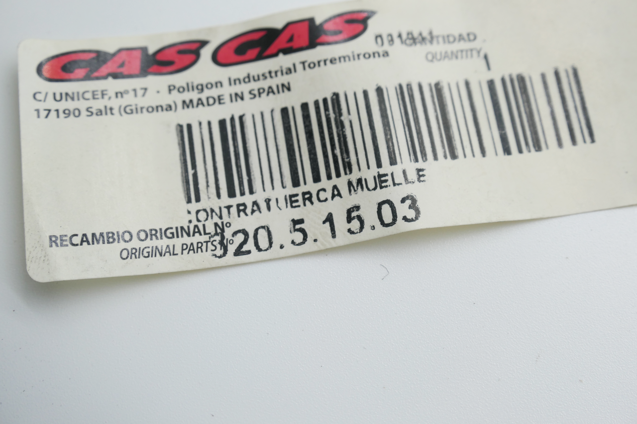 Gas Gas EC TXT Reiger ,Rear Shock Adjusting Nut, Genuine NOS 320.5.15.03