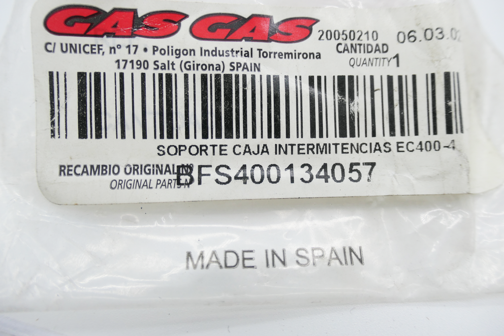 Gas Gas EC50 Quad Wild 450 FSE ,Relay Support, NOS BFS400134057