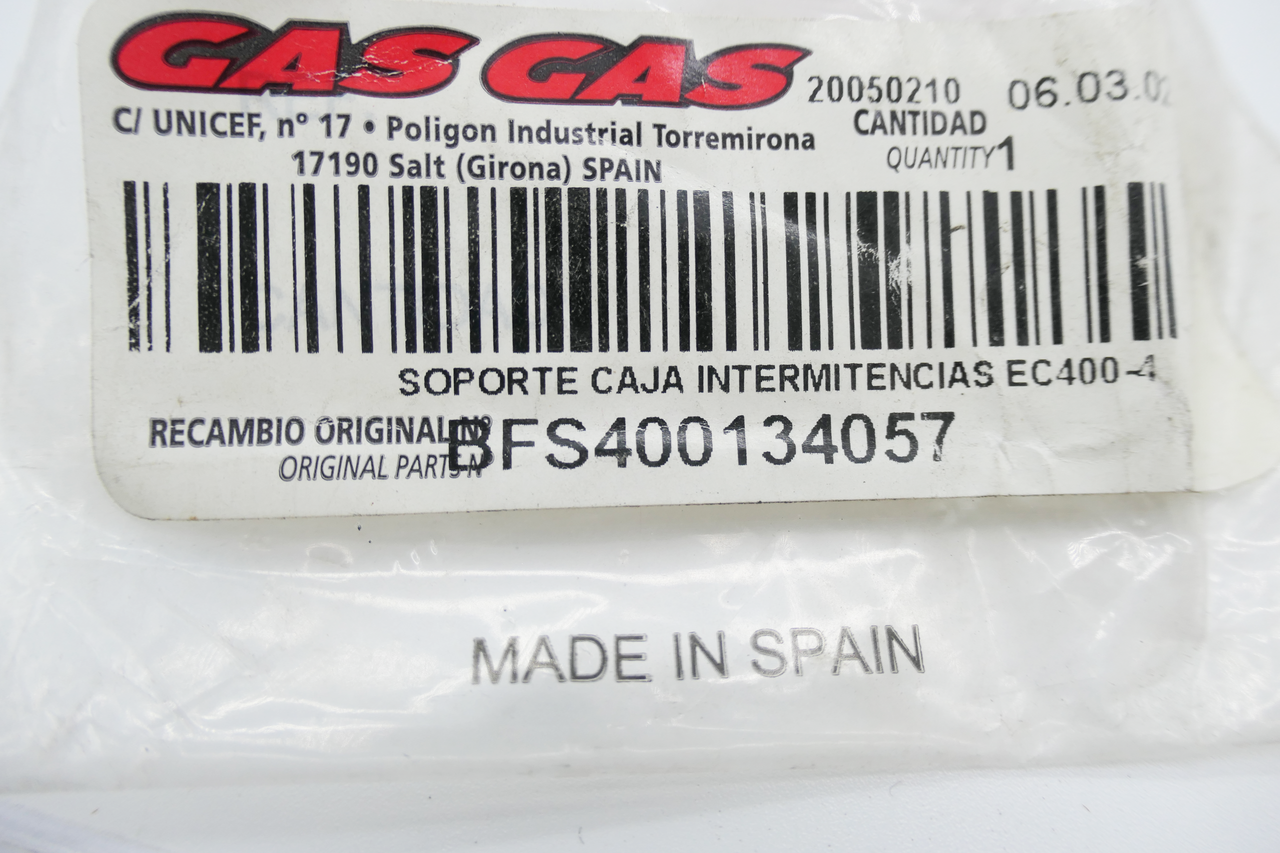 Gas Gas EC50 Quad Wild 450 FSE ,Relay Support, NOS BFS400134057