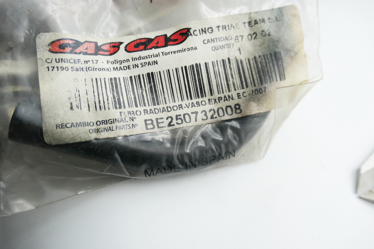 Gas Gas EC MC SM EH 2007-2010 Radiator to ,Expansion Tank Hose,  BE250732008