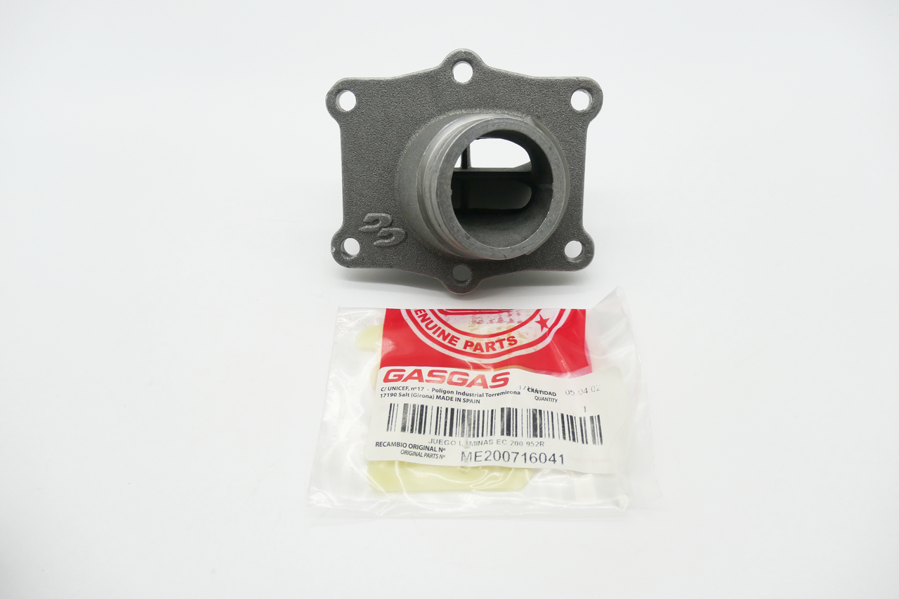 Gas Gas EC Intake ,Reed Valve Block, With Reed Valves Genuine NOS ME200716021CT