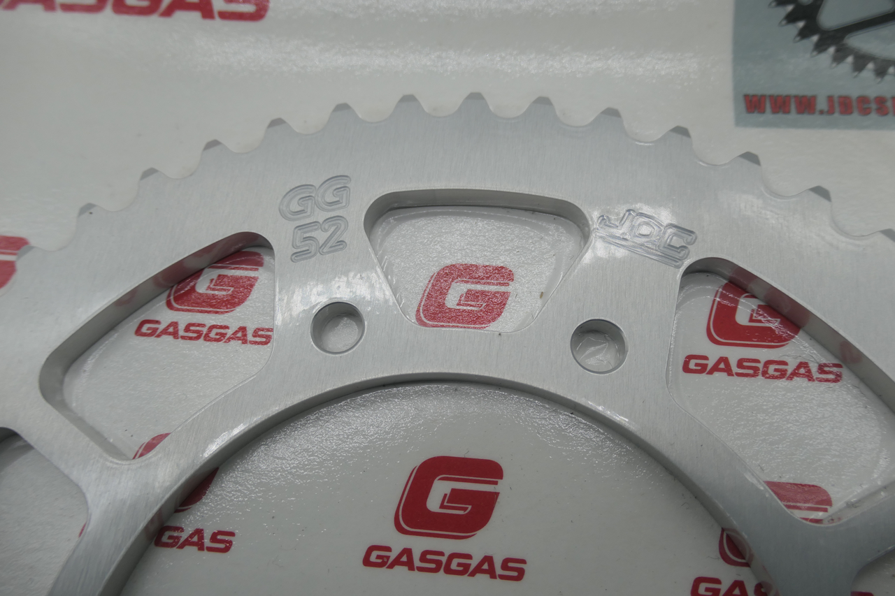 Gas Gas EC50 SM50 Rookie ,Rear Sprocket 52T, Genuine NOS BIE500118024