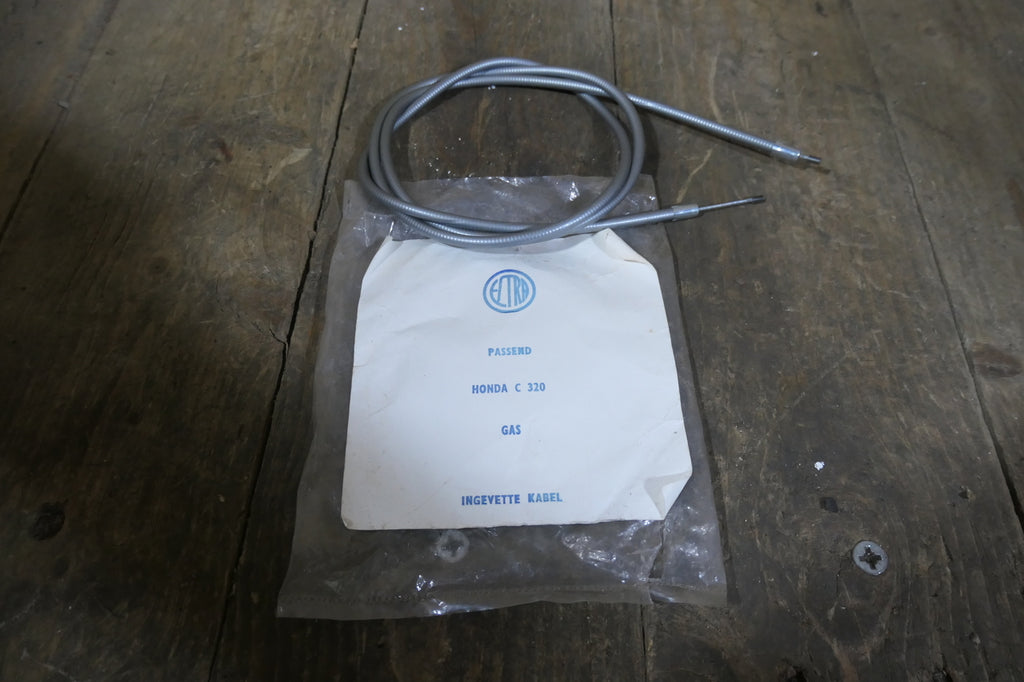 Honda C320 TS50 ,Throttle Cable, Genuine NOS Honda Part Number 17910-027-000G