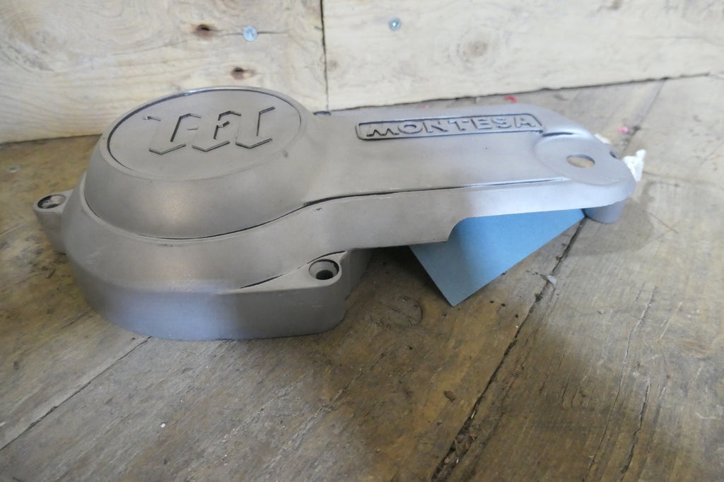 Montesa Enduro Left ,Ignition Side Casing, (Silver 2 )MON- J-009