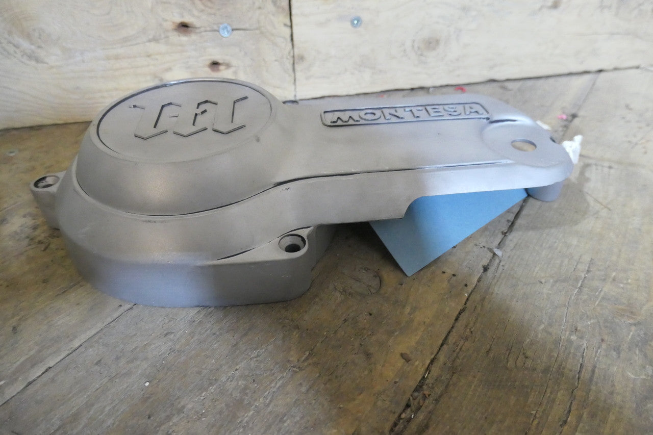 Montesa Enduro Left ,Ignition Side Casing, (Silver 2 )MON- J-009