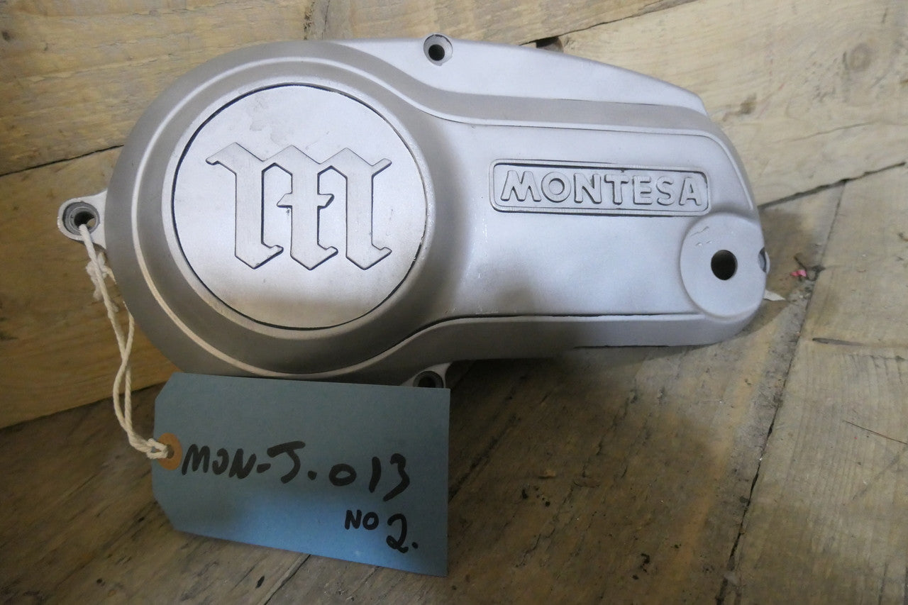 Montesa Enduro Left ,Ignition Side Casing, (Silver 2 )MON- J-009