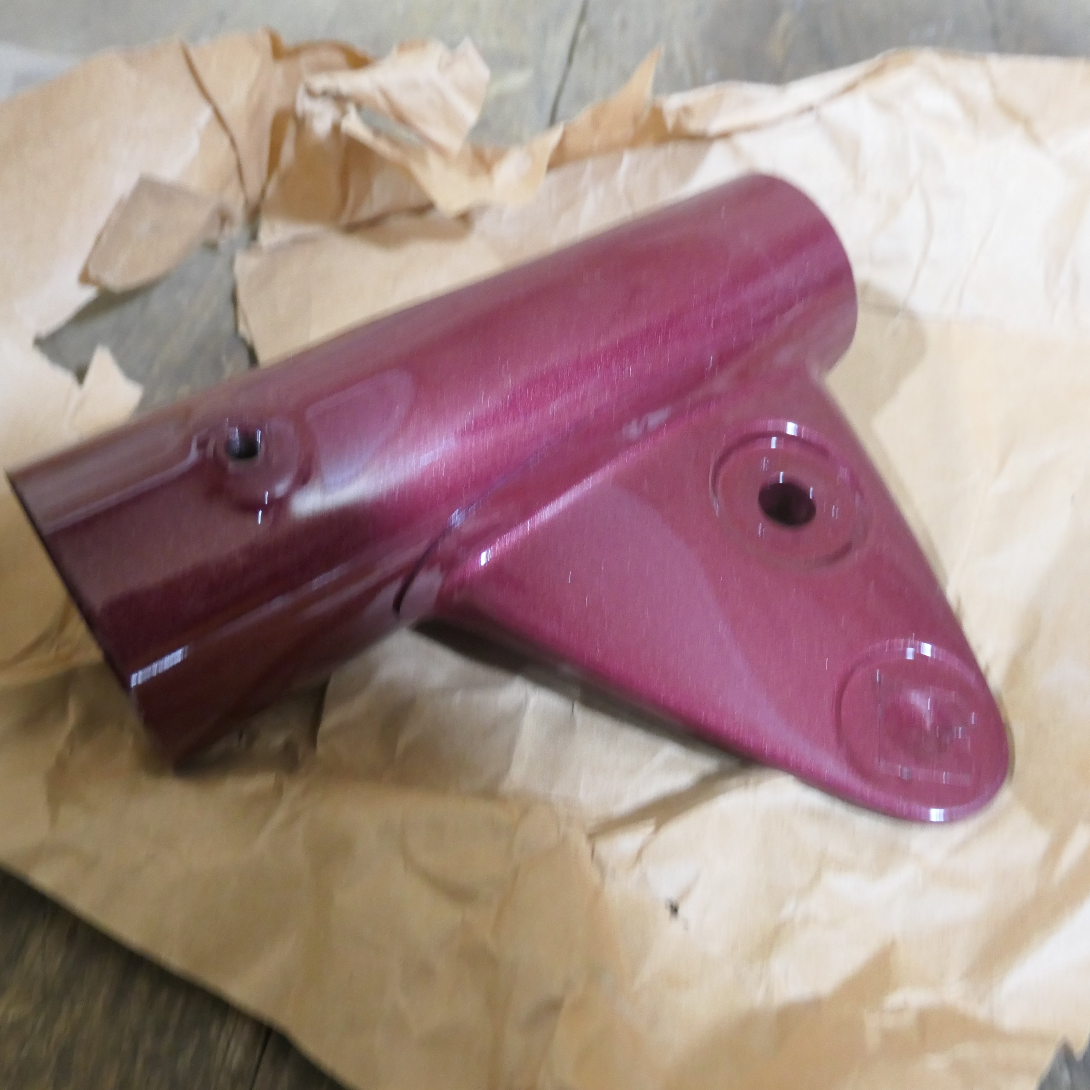 Honda CB250 CB350 ,Front Fork Cover, NOS Honda Part Number 51602-344-670MT