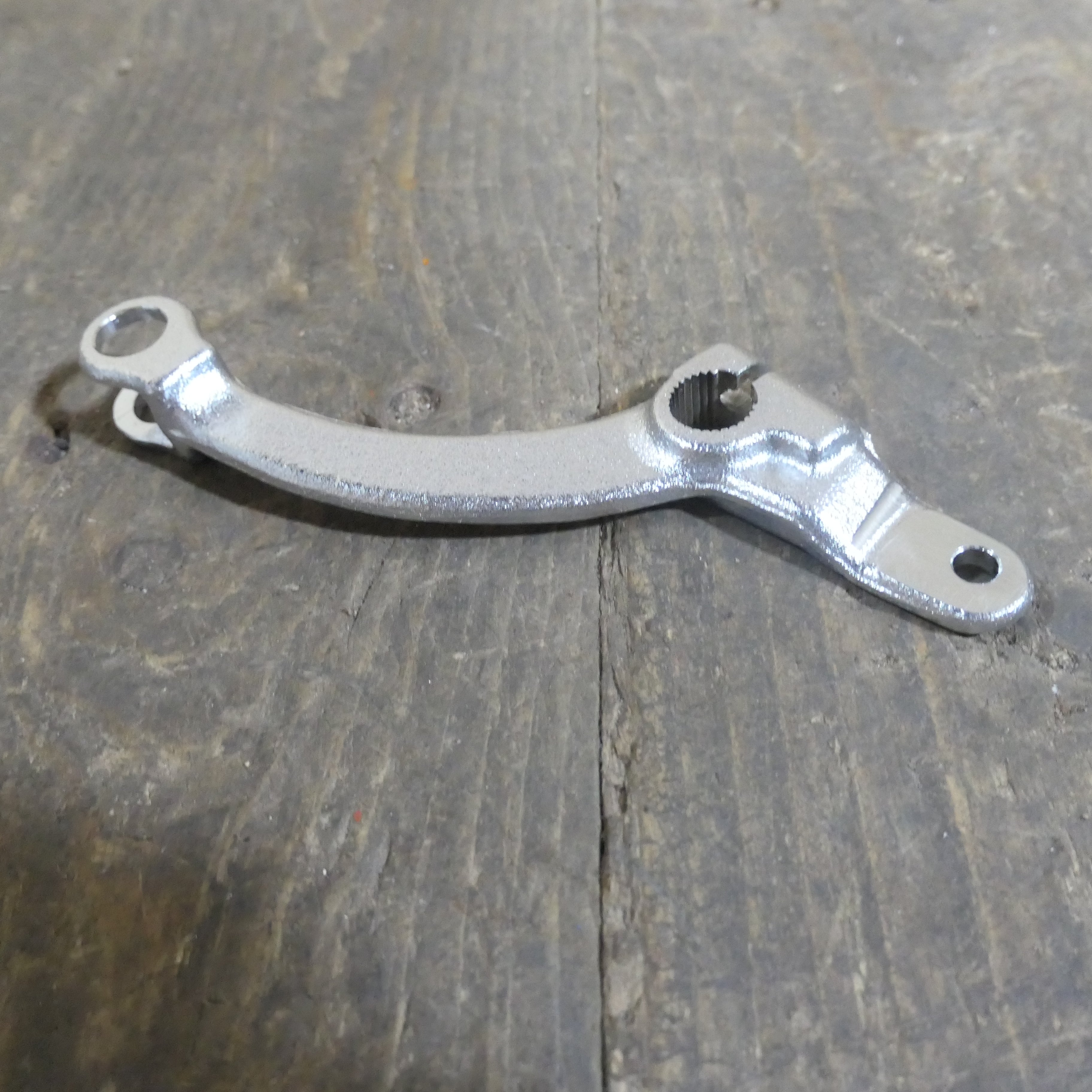Honda CB92/CB95, Front Brake Arm, Used Part. 45411-205-020.
