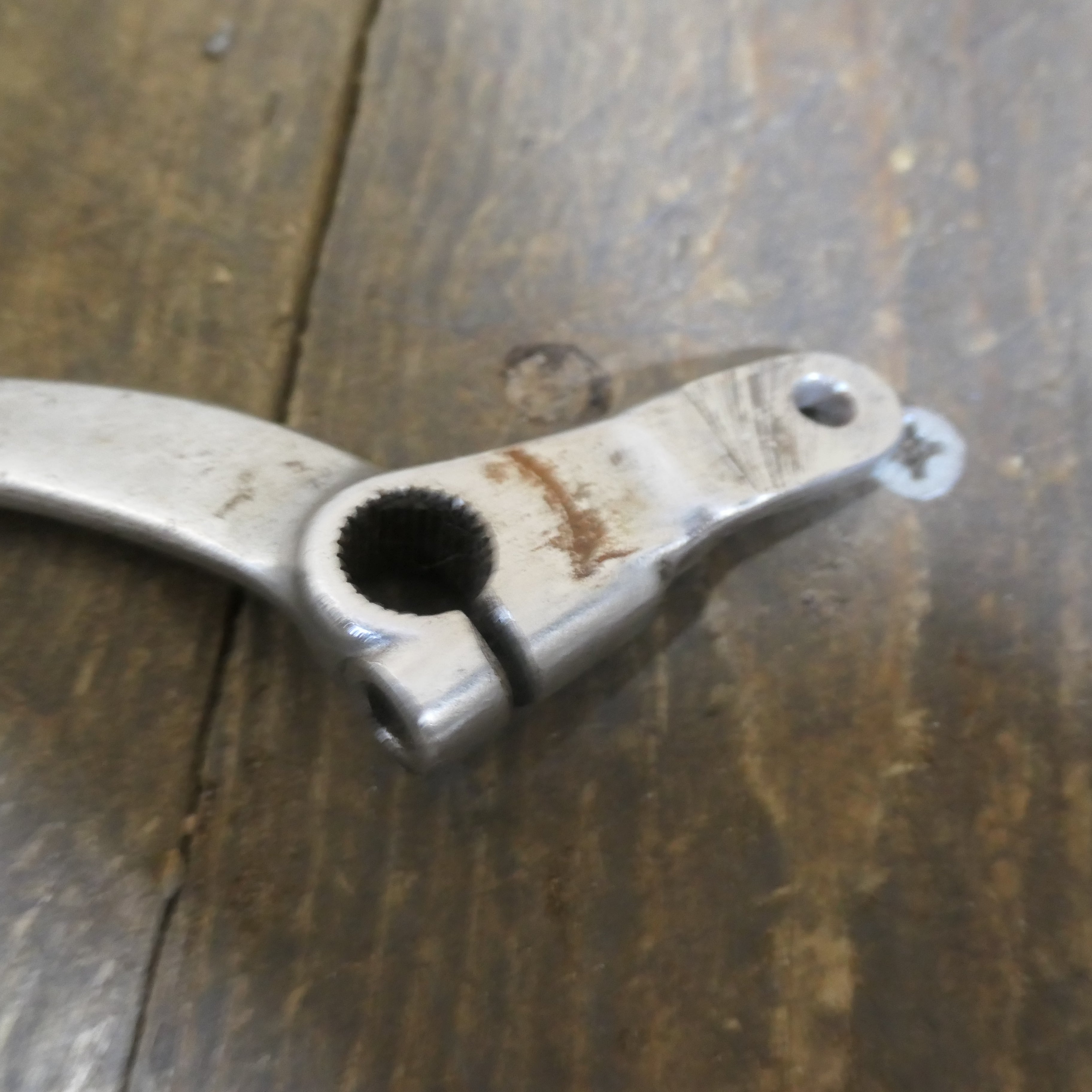 Honda CB92/CB95, Front Brake Arm, Used Part. 45411-205-020.