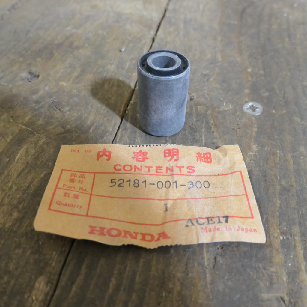 Honda C100 C200 C50,Swinging Arm Rubber Bush, Genuine NOS Part Number 52181-001-300.