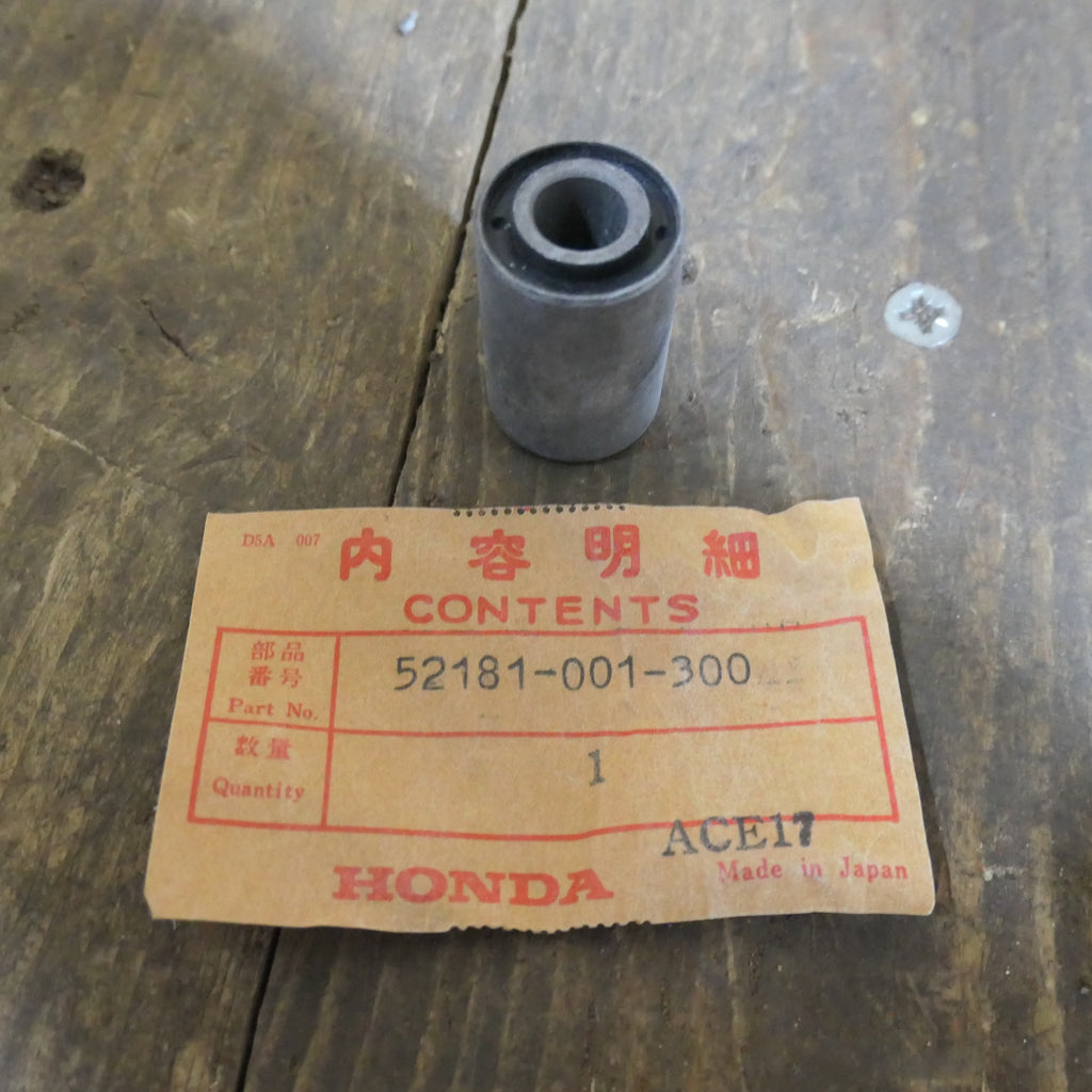 Honda C100 C200 C50,Swinging Arm Rubber Bush, Genuine NOS Part Number 52181-001-300.