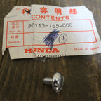 Honda ,Frame Cover Bolt, Genuine NOS Honda Part Number 90113-155-000