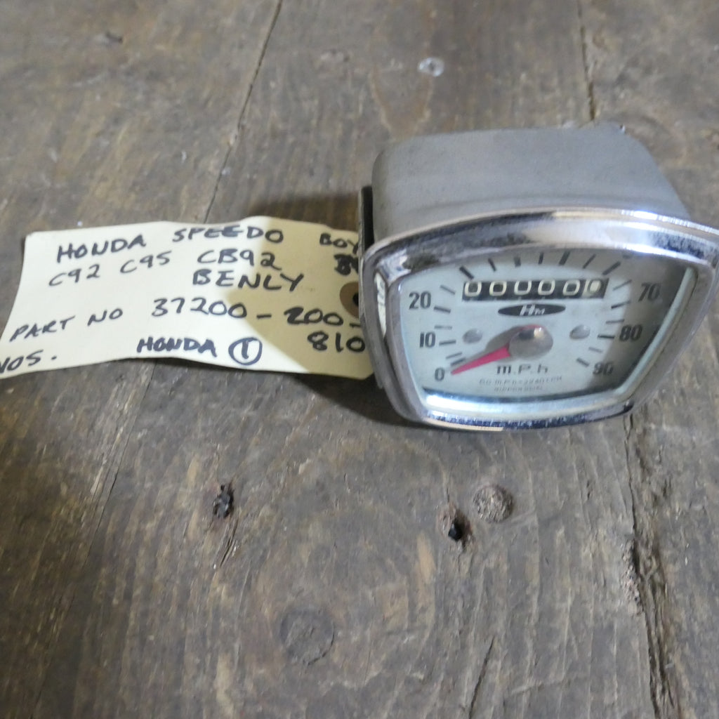 Honda CB92 C92 C95, Speedometer, Used,  Part No 37200-200-810