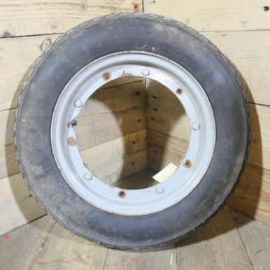 Used ,Vespa Wheel, fitted with a Michelin Tyre Used Part