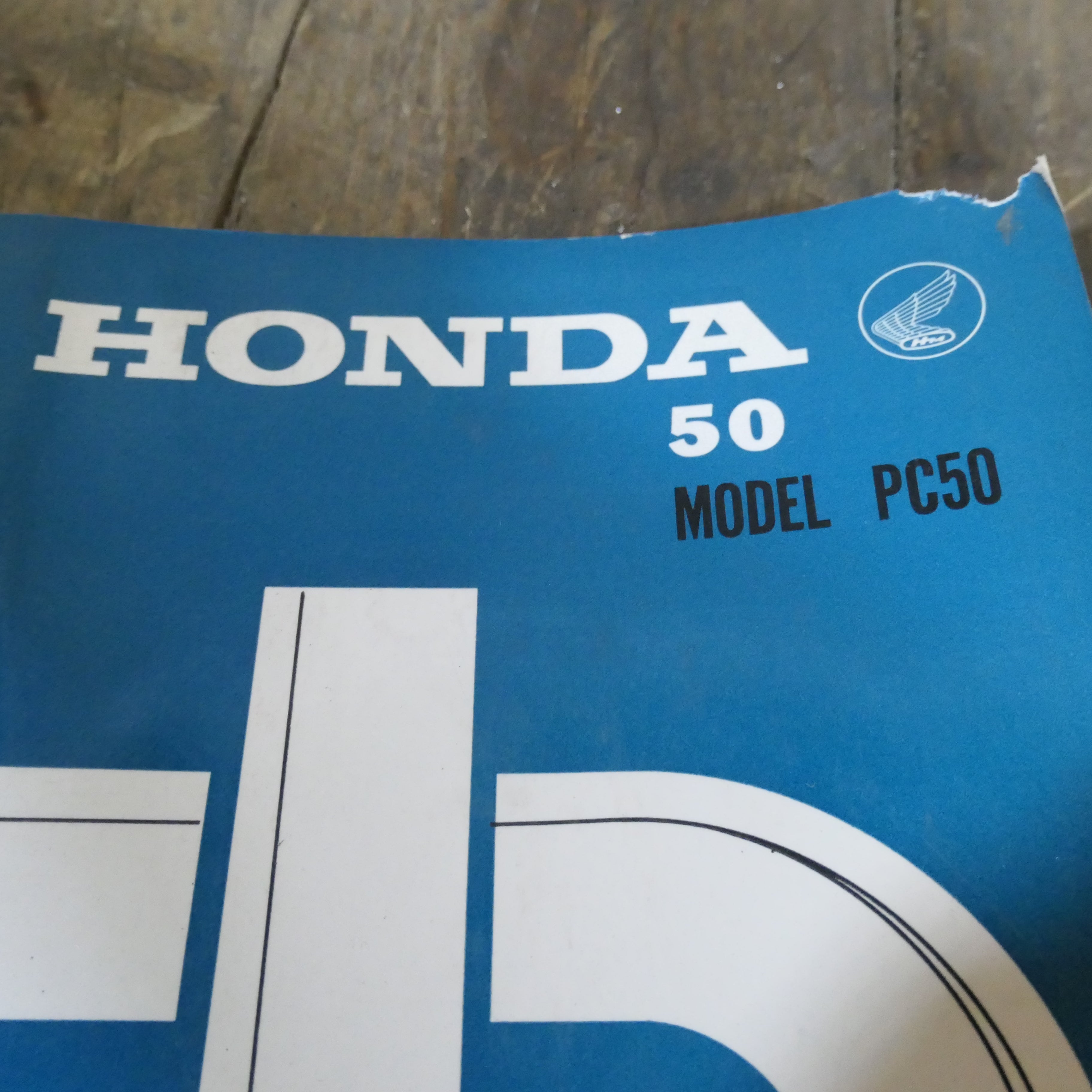 Honda PC50 Genuine Honda Parts List Book.