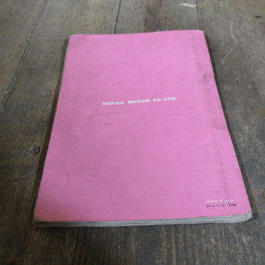 Honda 90, Model CM 91 Genuine Parts List Book. Used