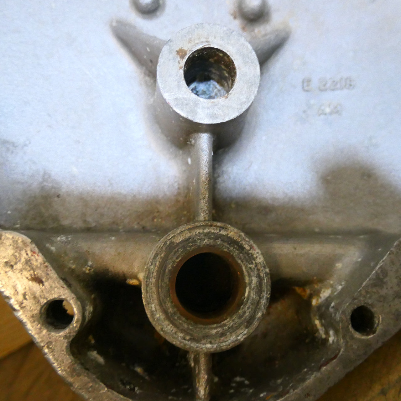 Triumph Trophy TR5 TR6 Pre Unit Outer ,Timing Cover Case, E2218 Dynamo Fitting
