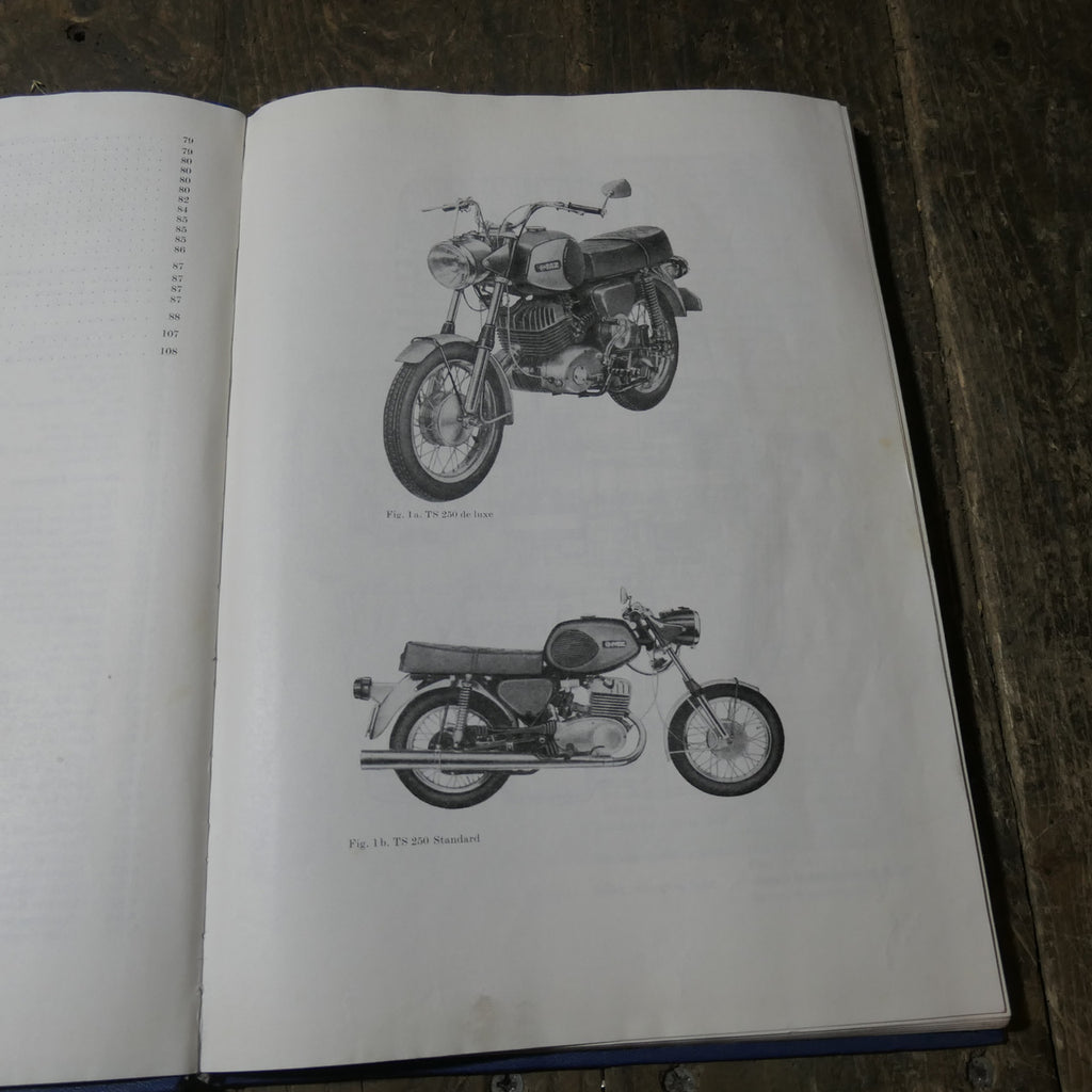 Genuine ,MZ TS 250 Repair Manual,