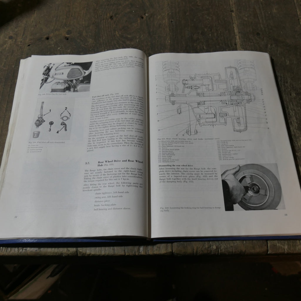 Genuine ,MZ TS 250 Repair Manual,
