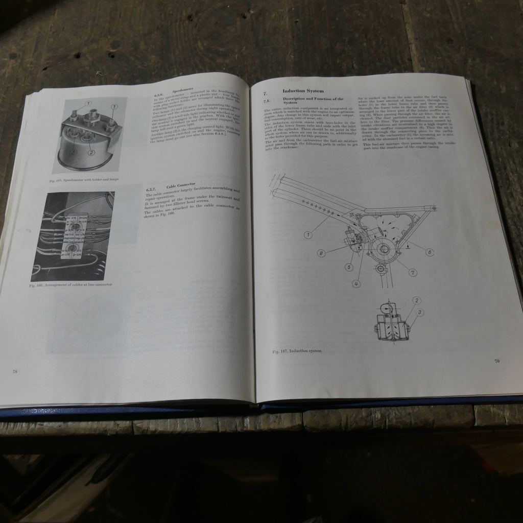 Genuine ,MZ TS 250 Repair Manual,