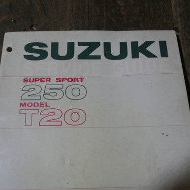 Suzuki ,T20 250 Super Sport Service Guide,