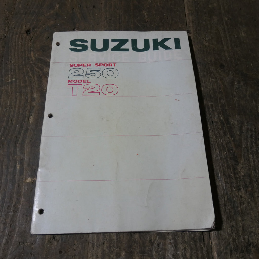 Suzuki ,T20 250 Super Sport Service Guide,