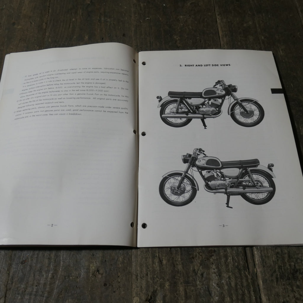 Suzuki ,T20 250 Super Sport Service Guide,