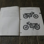 Suzuki ,T20 250 Super Sport Service Guide,