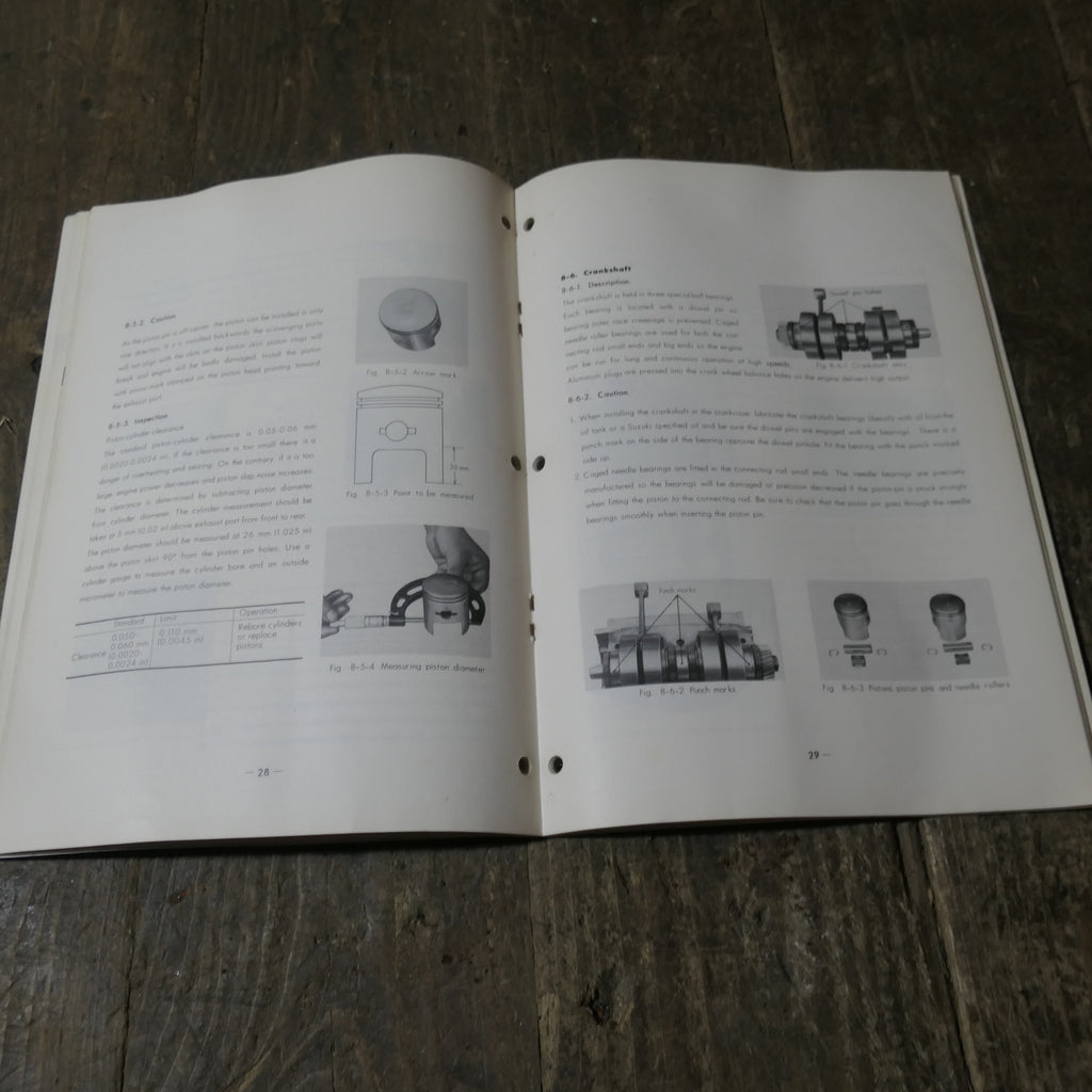 Suzuki ,T20 250 Super Sport Service Guide,