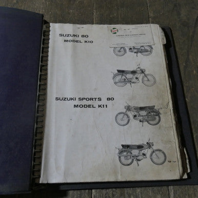 Suzuki K10 Sport 80 Model K11 ,Parts Catalogue, RARE
