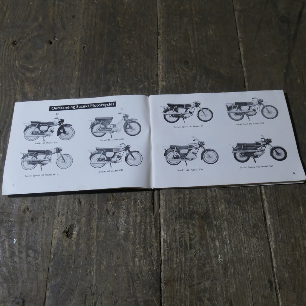 Suzuki ,T10 250 Owners Manual, Genuine Part RARE