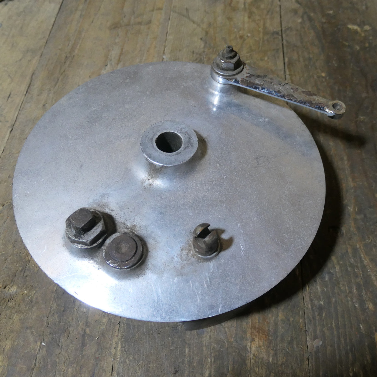 Norton Dominator Atlas ES2 ,Model 50 Front Brake Plate, Used Part