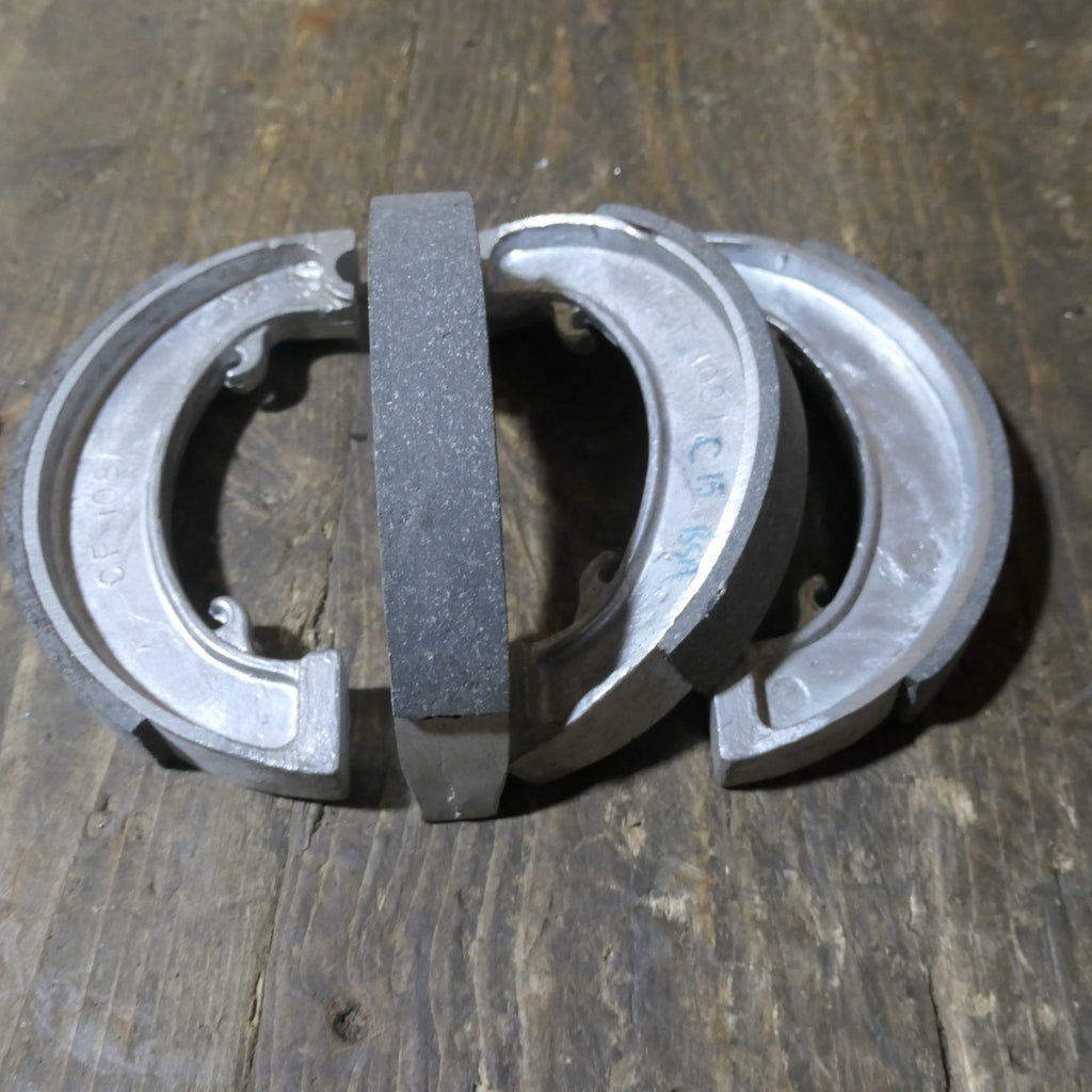 BSA ,C15 Brake Shoes, NOS 2 Pairs Front and Rear