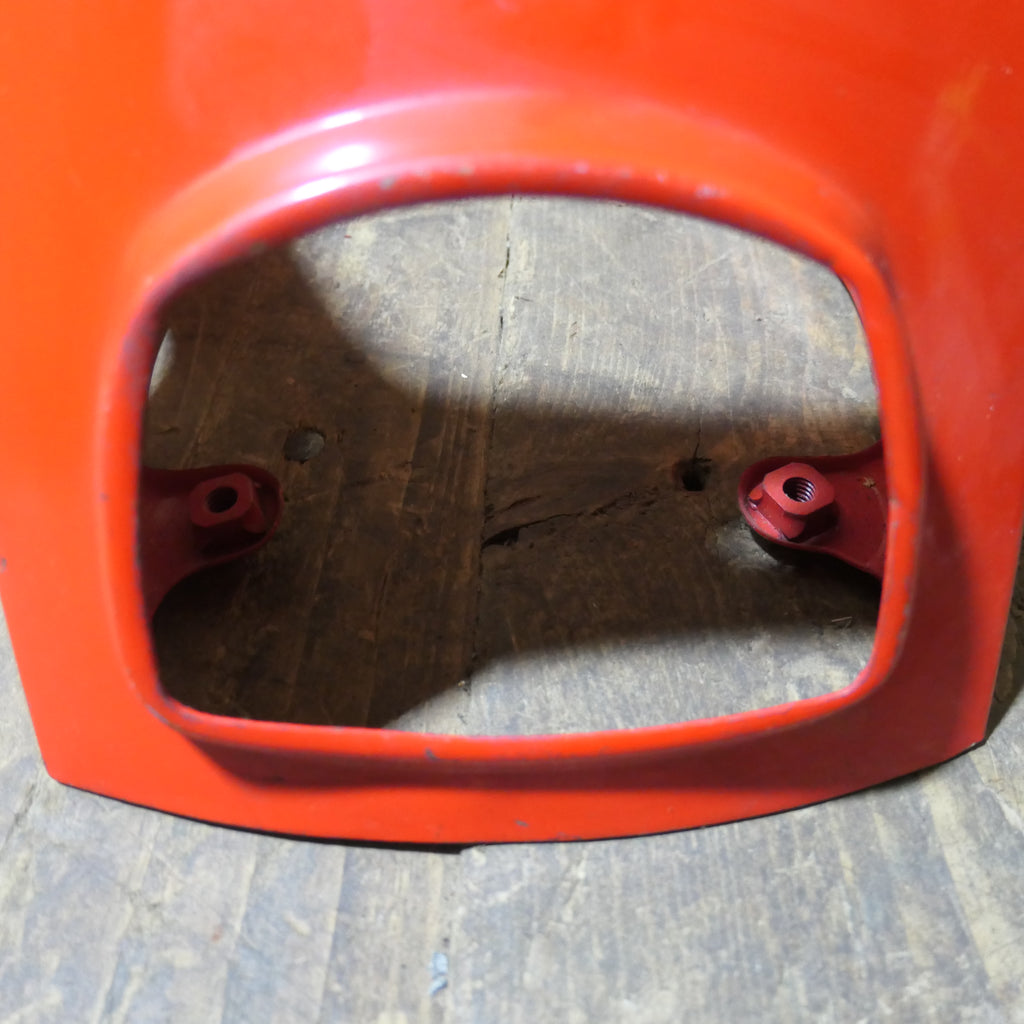 Honda C72 C77 ,Headlight Cowling, Genuine NOS Red Honda Part Number 61301-205-020C